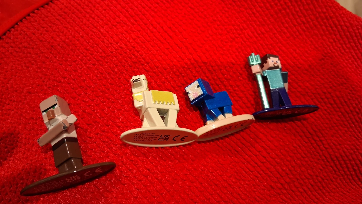 Minecraft Jada Toys Die-Cast Figures Set