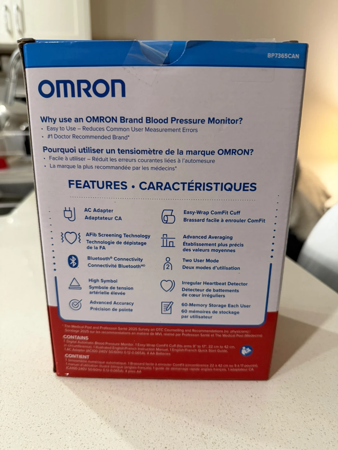 Omron Blood Pressure Monitor with Bluetooth - photo 3