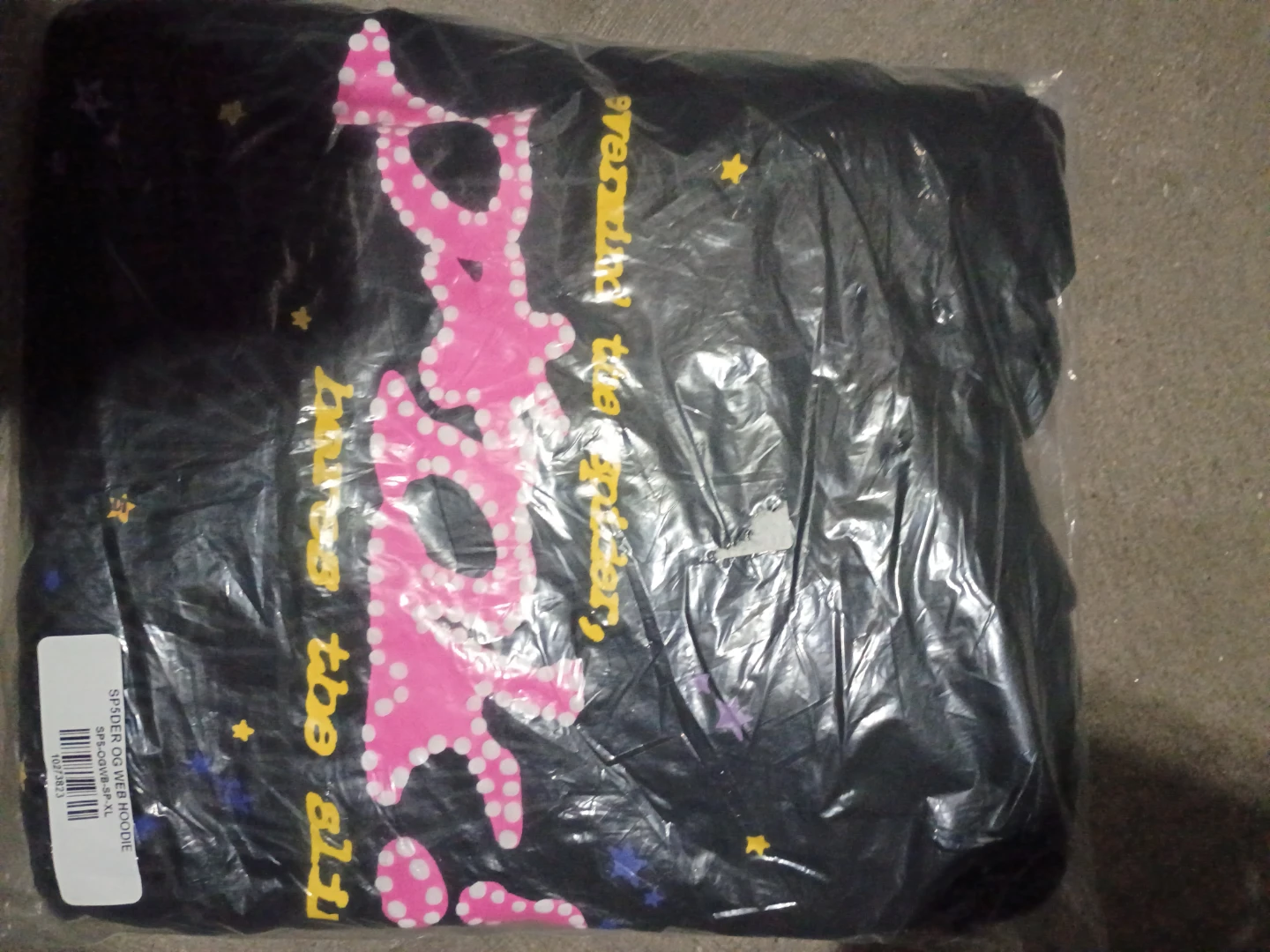 SP5DER OG Web Hoodie Black - photo 2