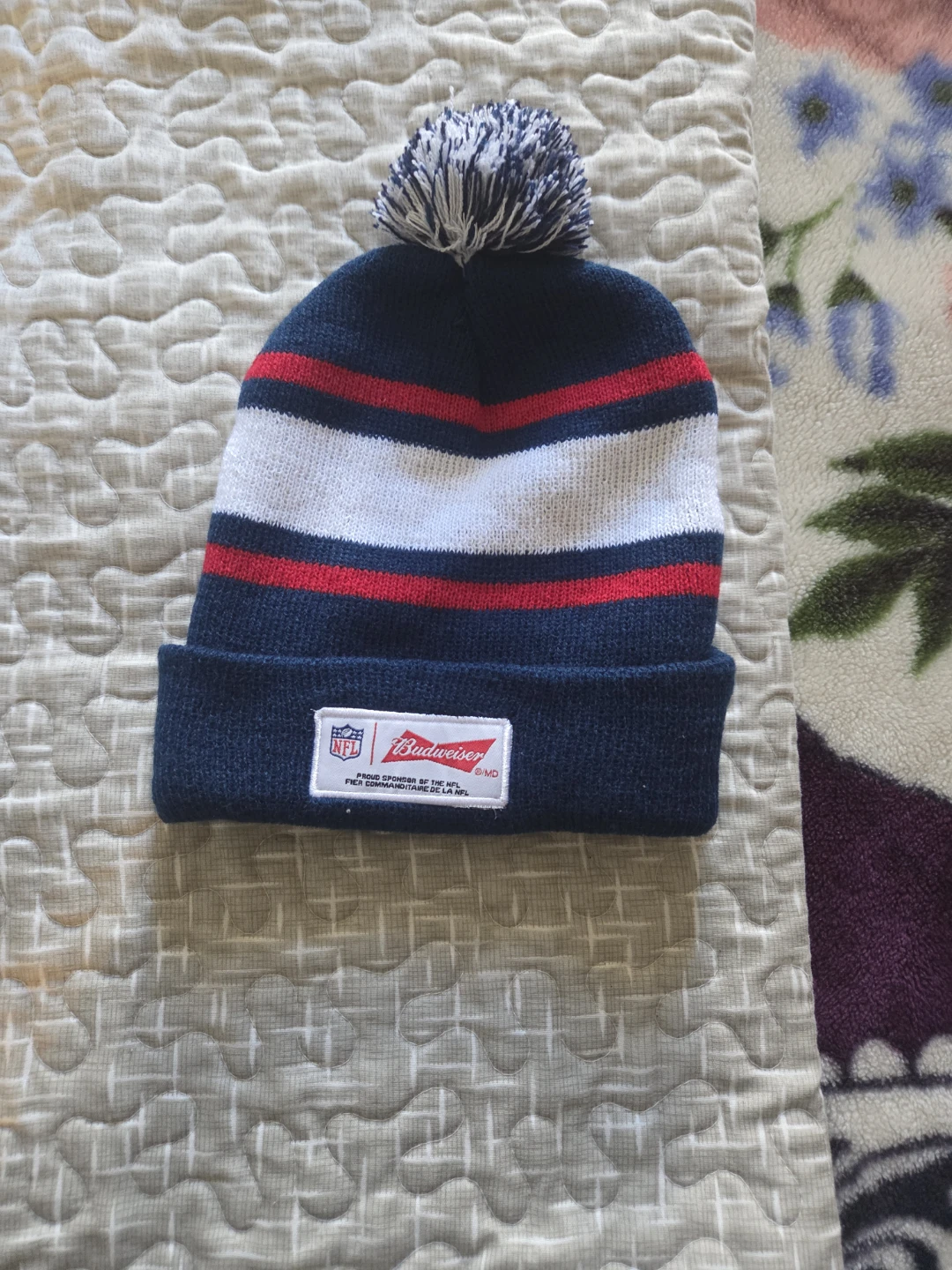 New England Patriots Budweiser Pom Toque - photo 2