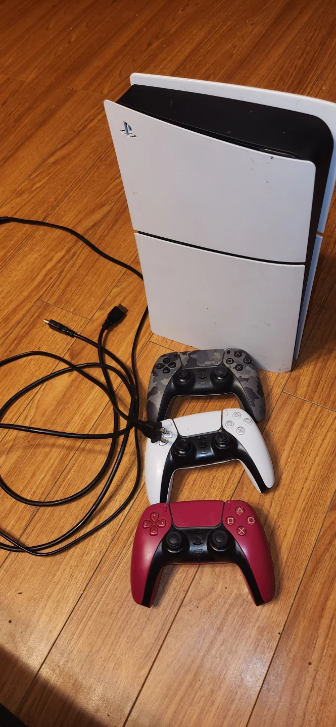 PlayStation 5 Console with 3 DualSense Controllers