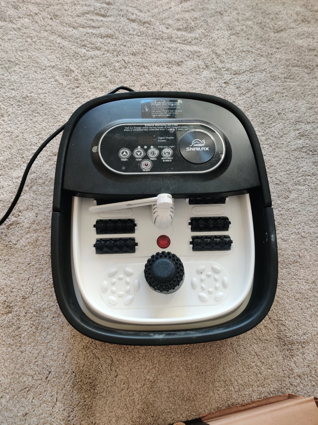Snailax Foot Spa Massager - photo 2