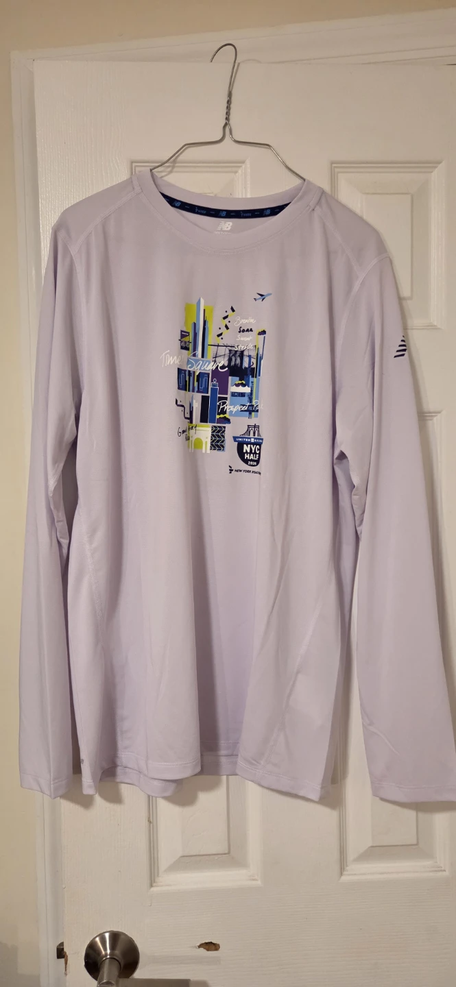New Balance NYC Half 2026 Long Sleeve Shirt - Size M - photo 3