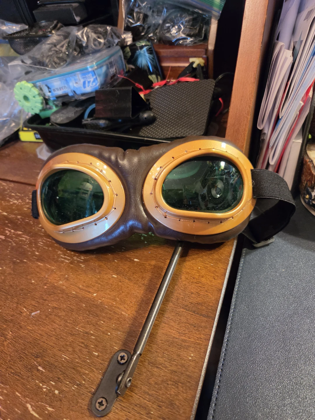 Vintage Style Aviator Goggles - photo 2