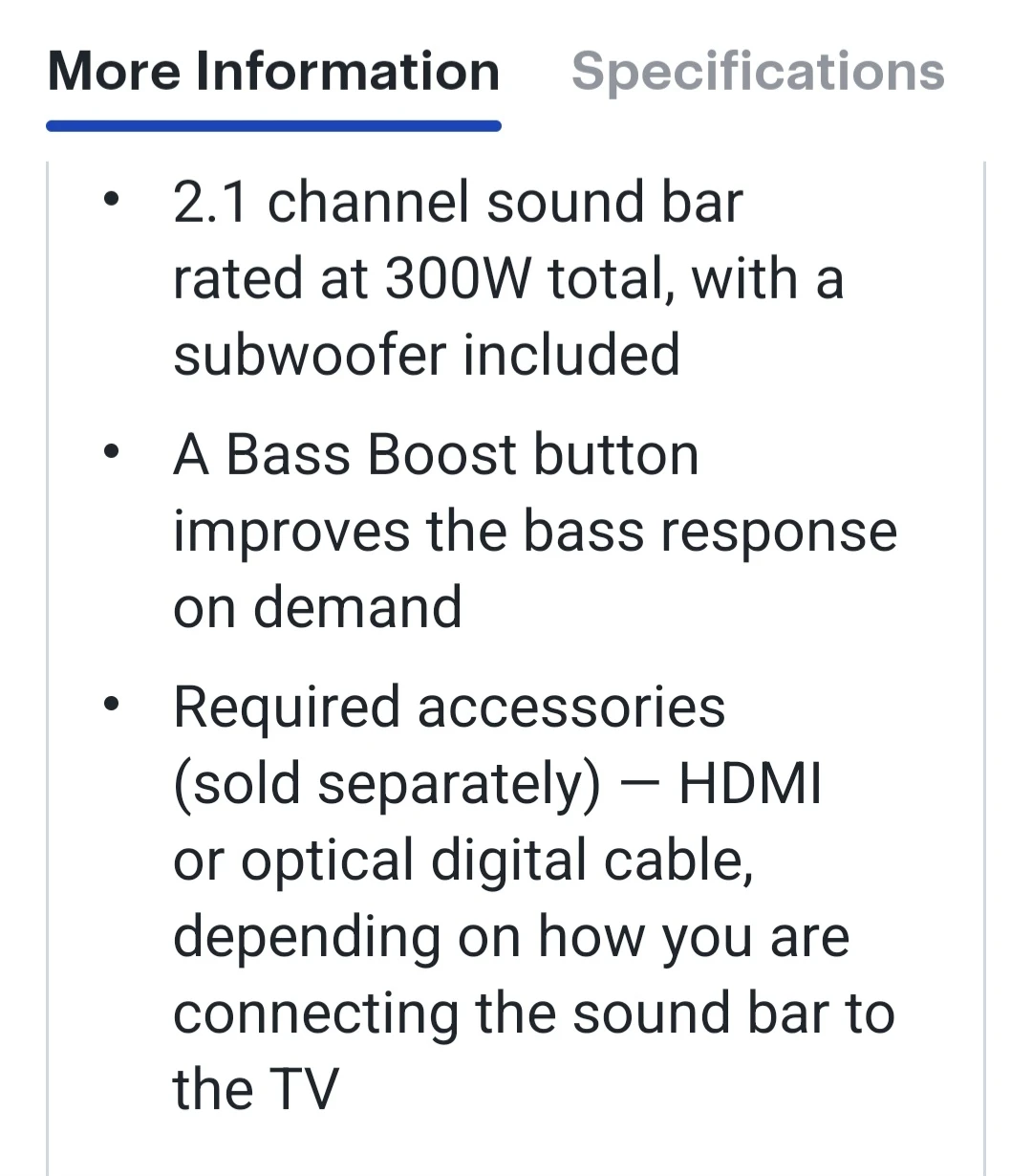 Samsung HW-C450 2.1 Channel Soundbar with Subwoofer - photo 2