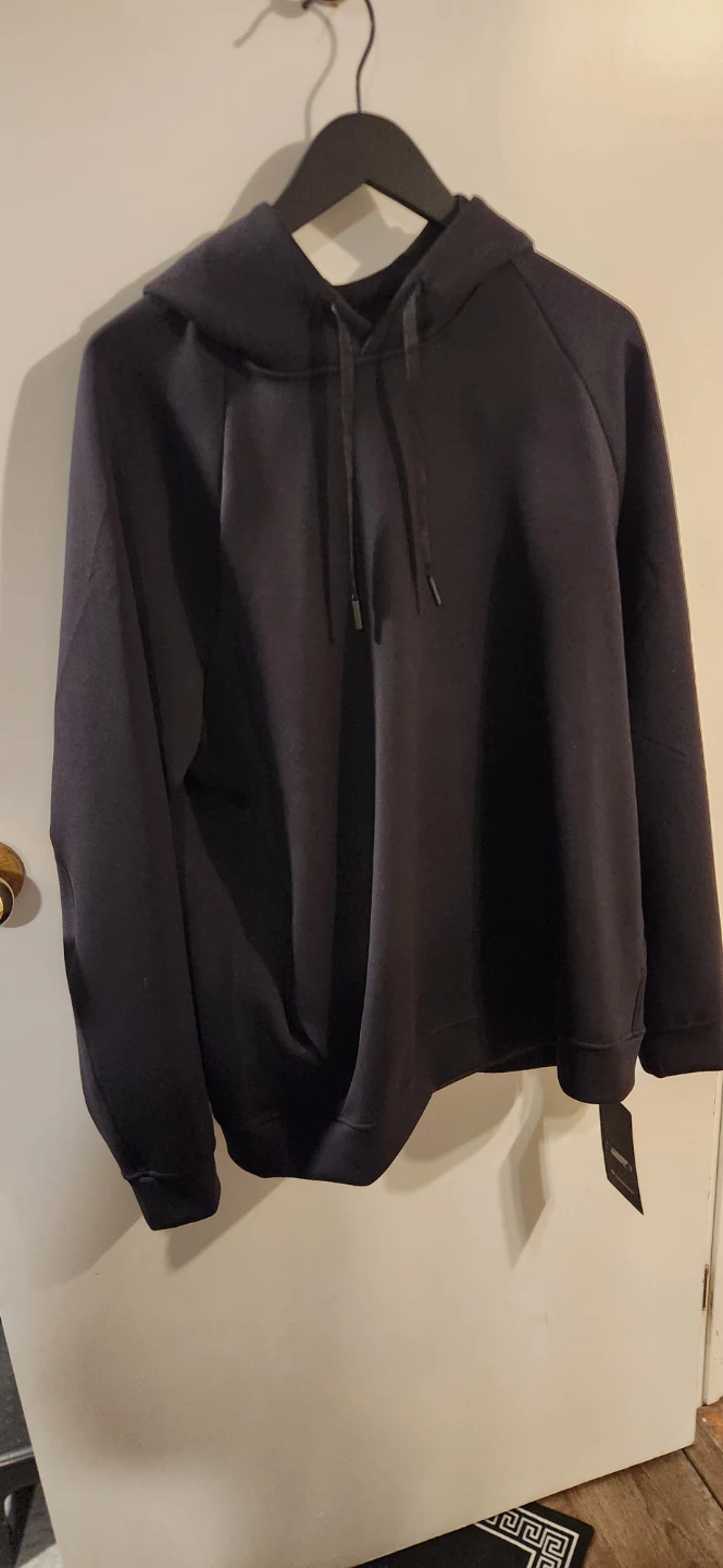 Lululemon Smooth Spacer Pullover Hoodie Black Large
