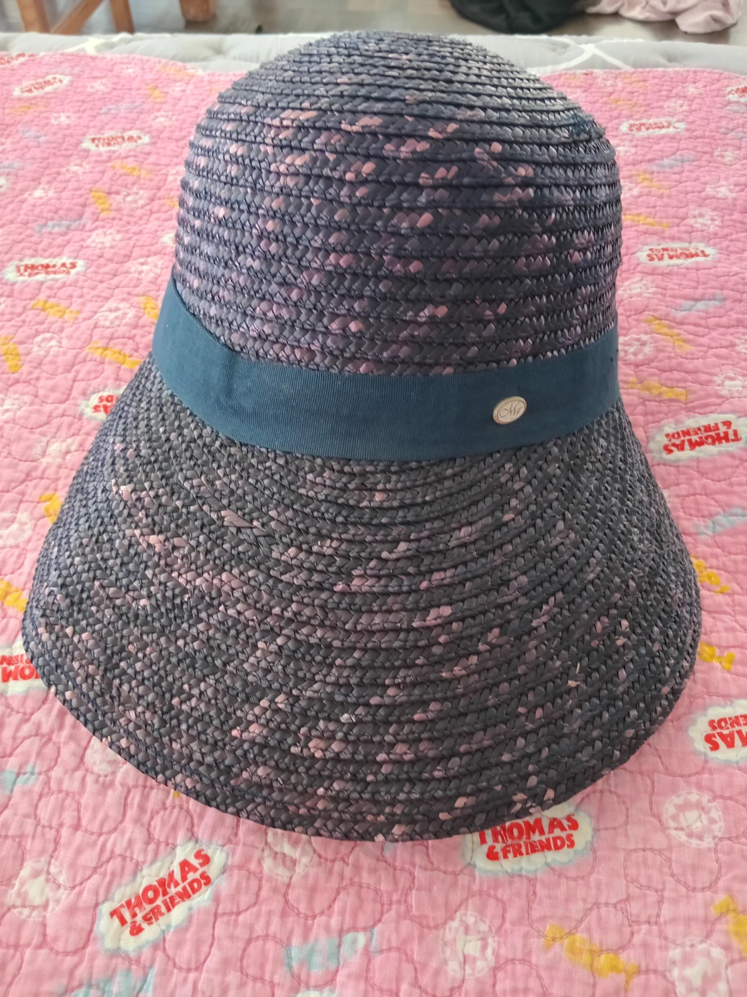 August Hat Co. Navy Straw Sun Hat - photo 3