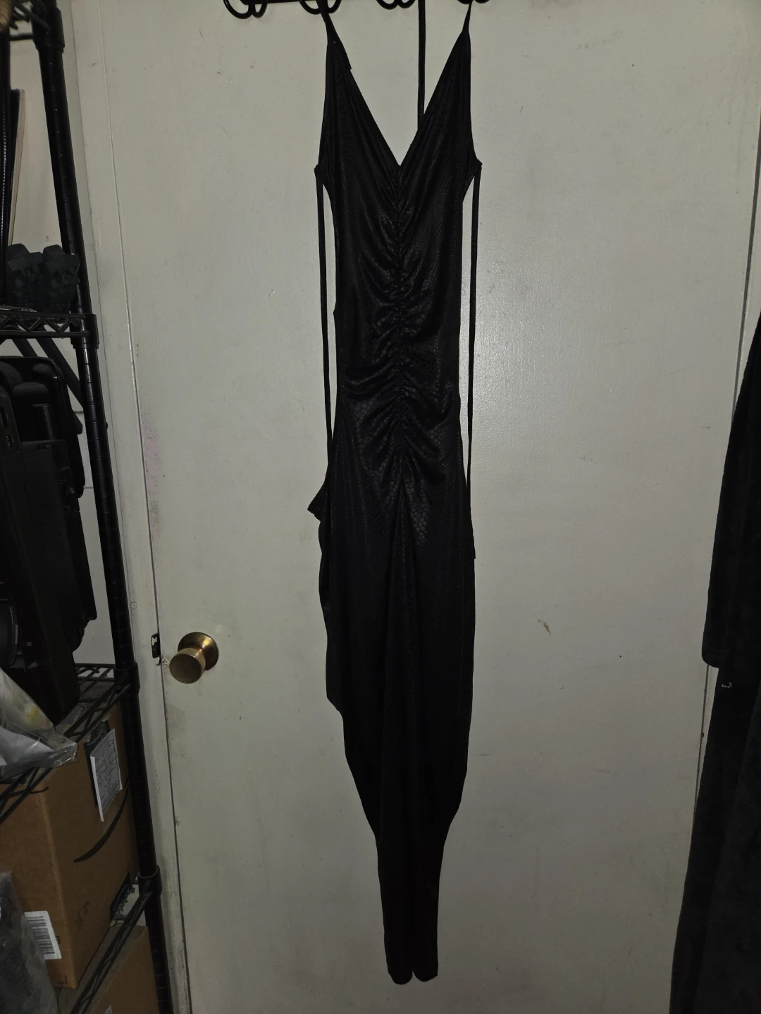 Snake-Skin-esque Catsuit w/ Cut-Outs & Zipper in a Ladies L - photo 3