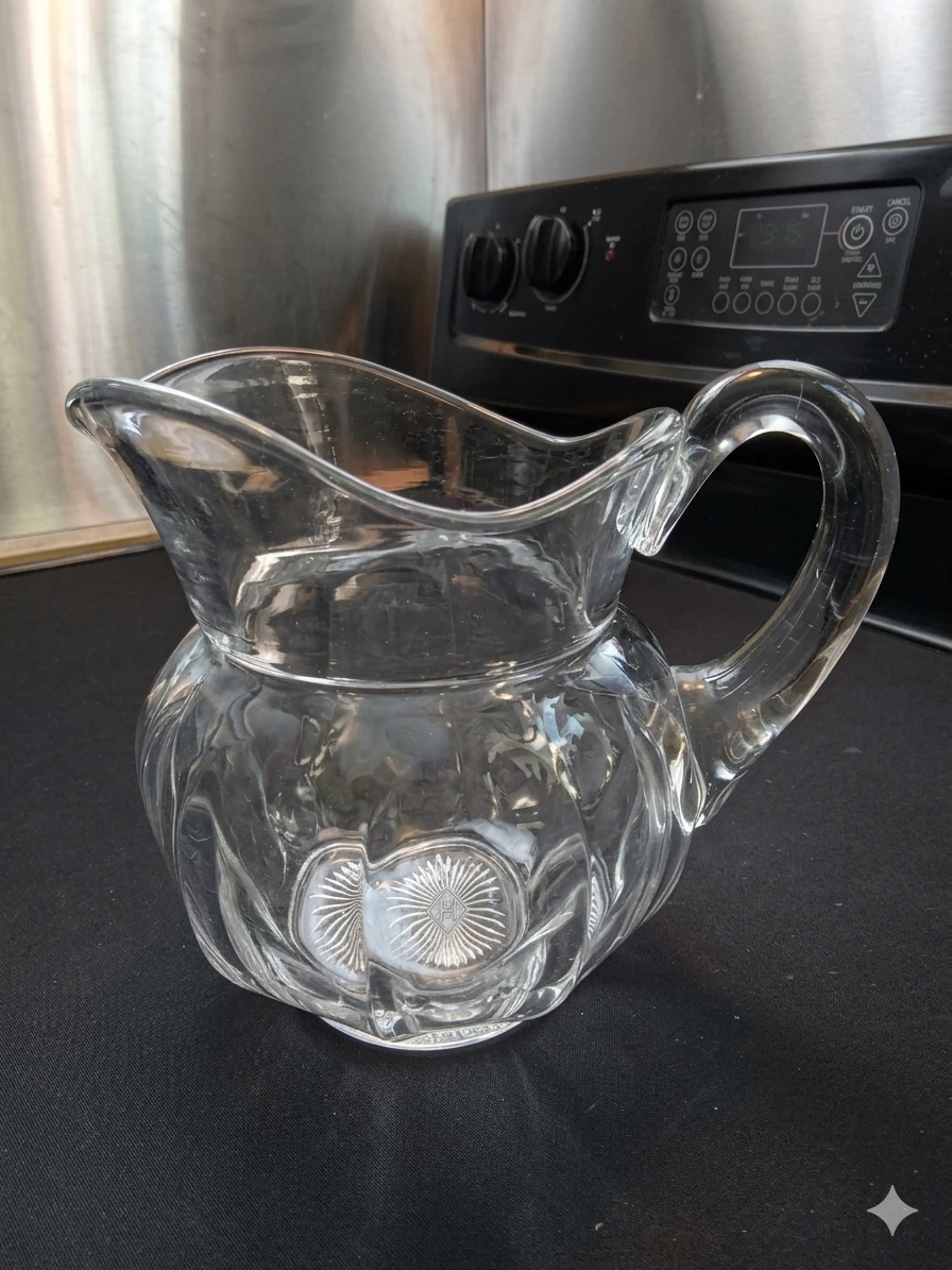 Vintage HEISEY Glass Colonial Puritan #341 Thick Crystal