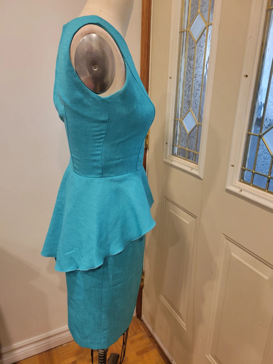 De Lish Teal Peplum 2 piece Size 6 - photo 2