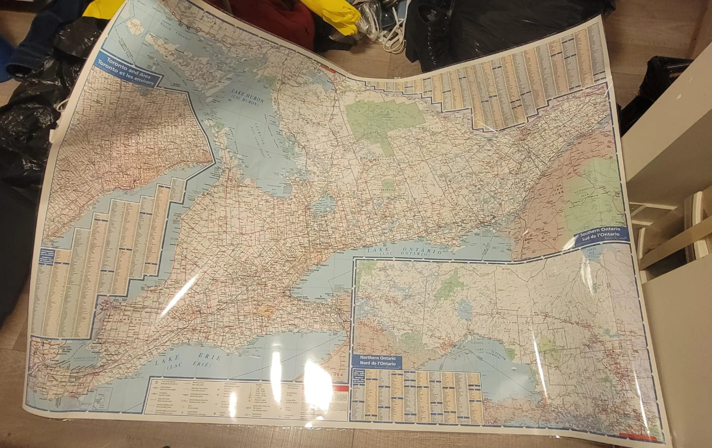 Southern Ontario Wall Map