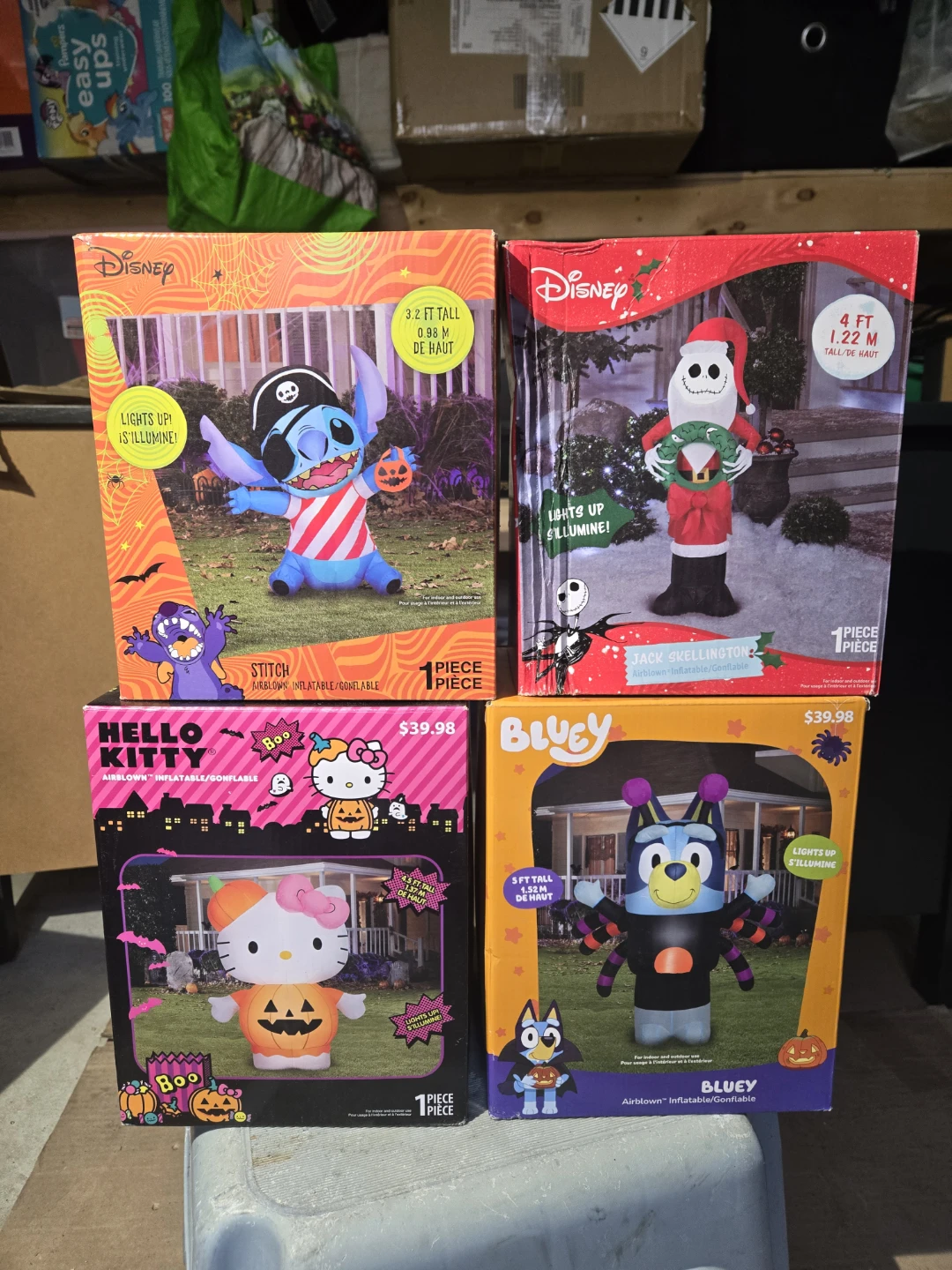 Brand new halloween inflatable decorations 4 avail