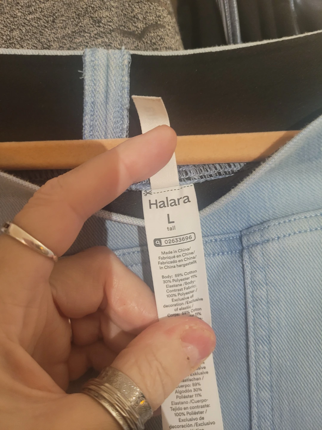 Halara Cargo Pants Light Blue Large Tall - photo 3