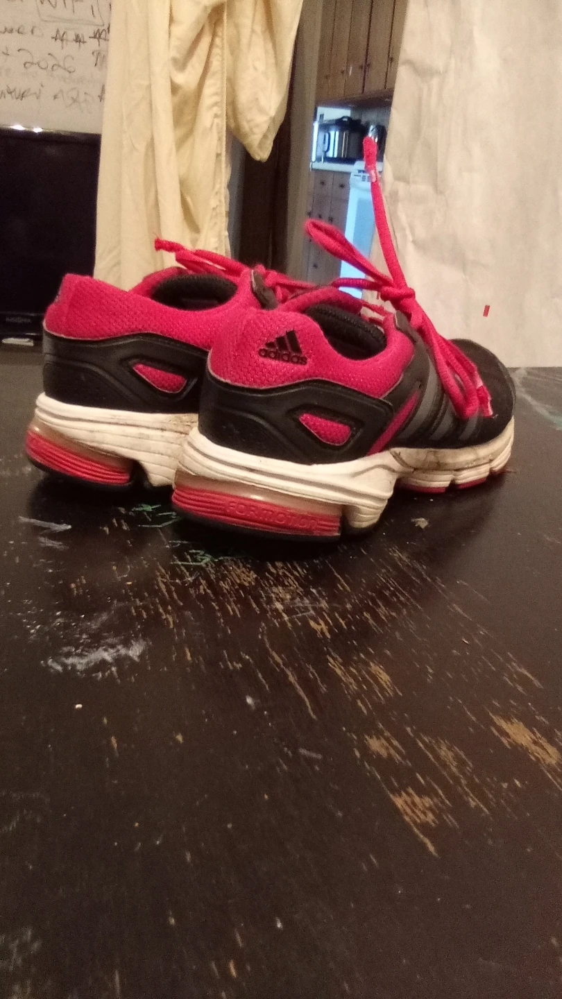 Adidas Running Shoes Black and Pink