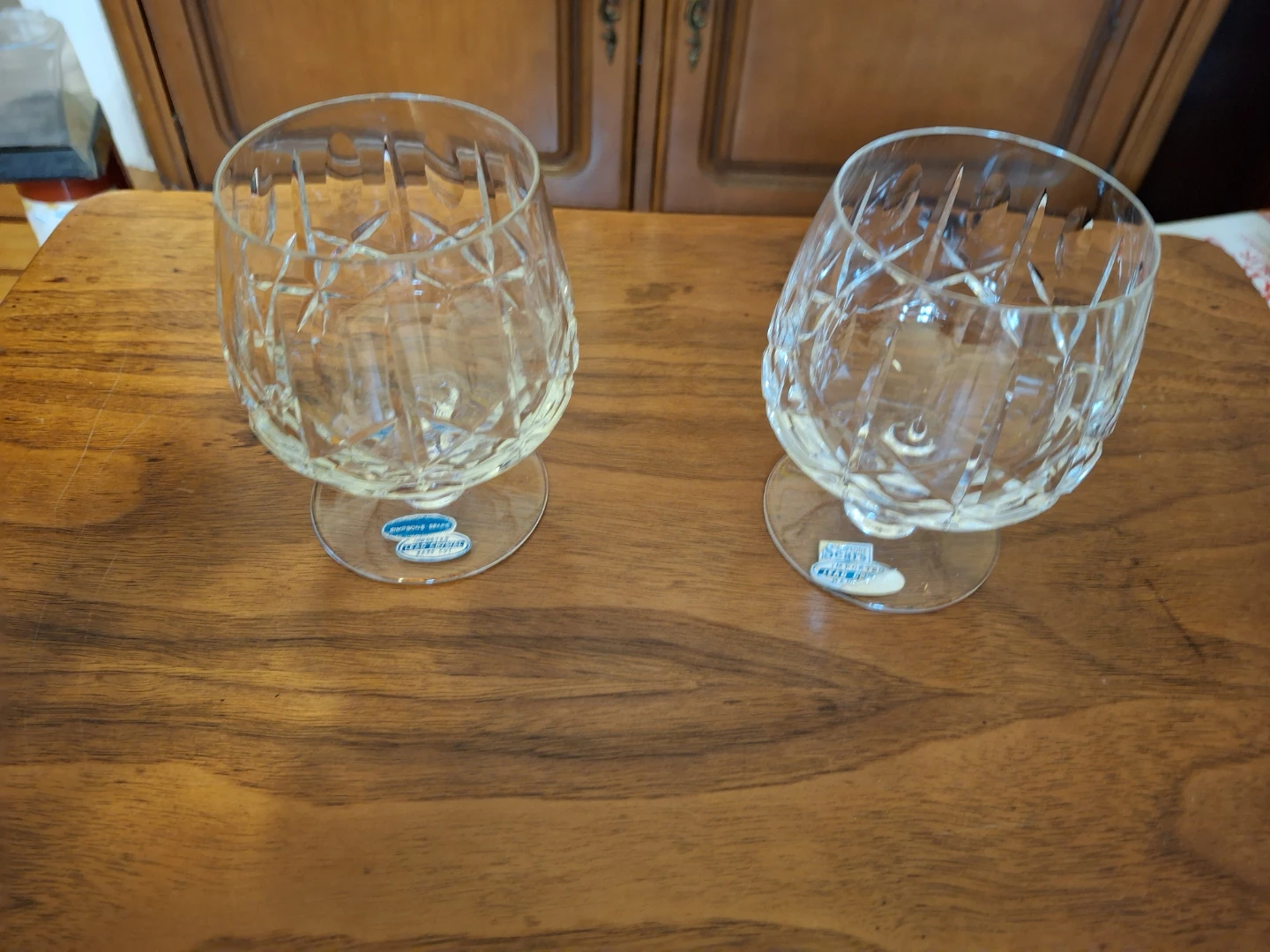 Simpsons-Sears lead crystal glasses