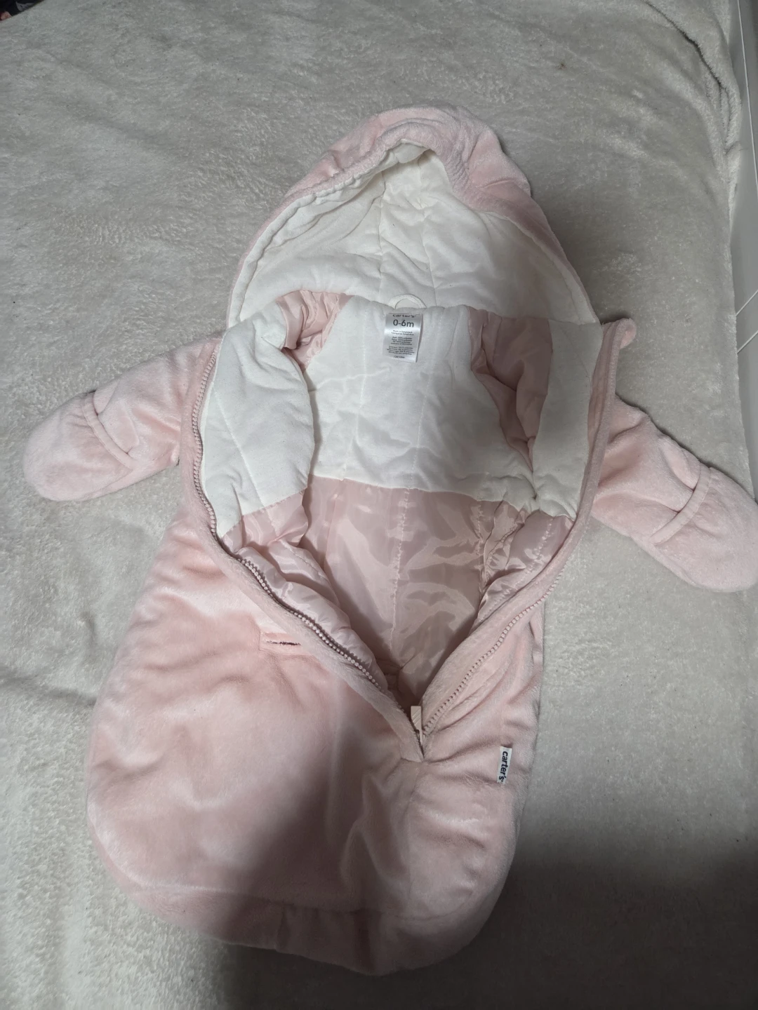 Carter's Baby Bunting Bag Pink 0-36 - photo 3