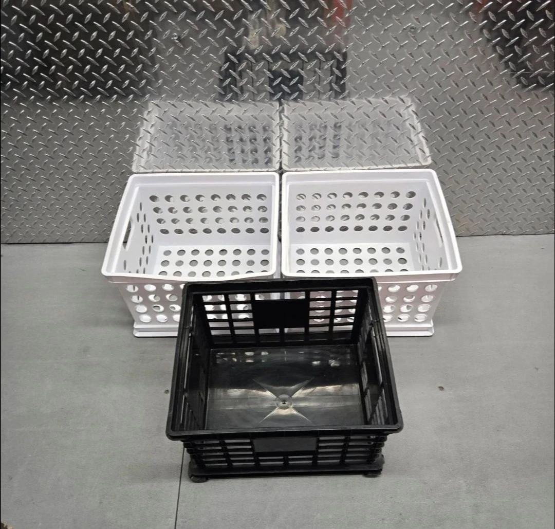 3-Piece Heavy-Duty Storage Basket Crate Set - photo 3
