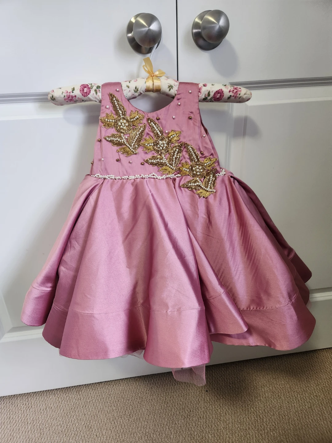 Girls Pink Formal Dress First Birthday dress