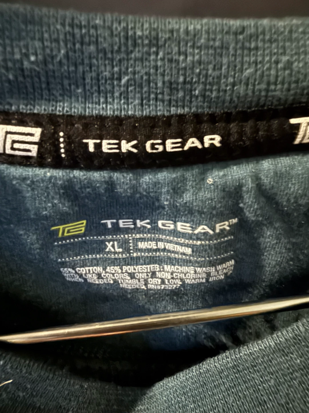 Tek Gear Crewneck Sweatshirt Gray XL - photo 3