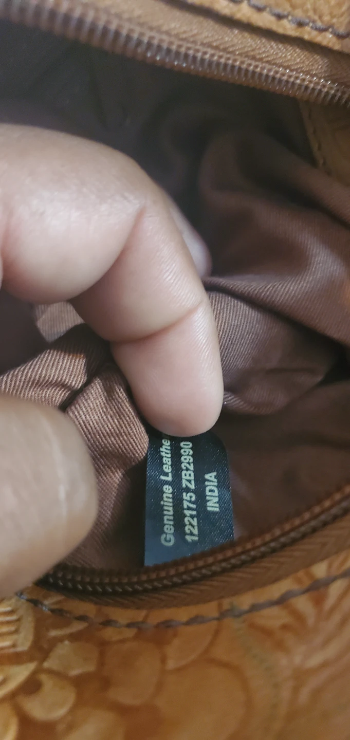 Fossil Embossed Leather Crossbody Bag - photo 4
