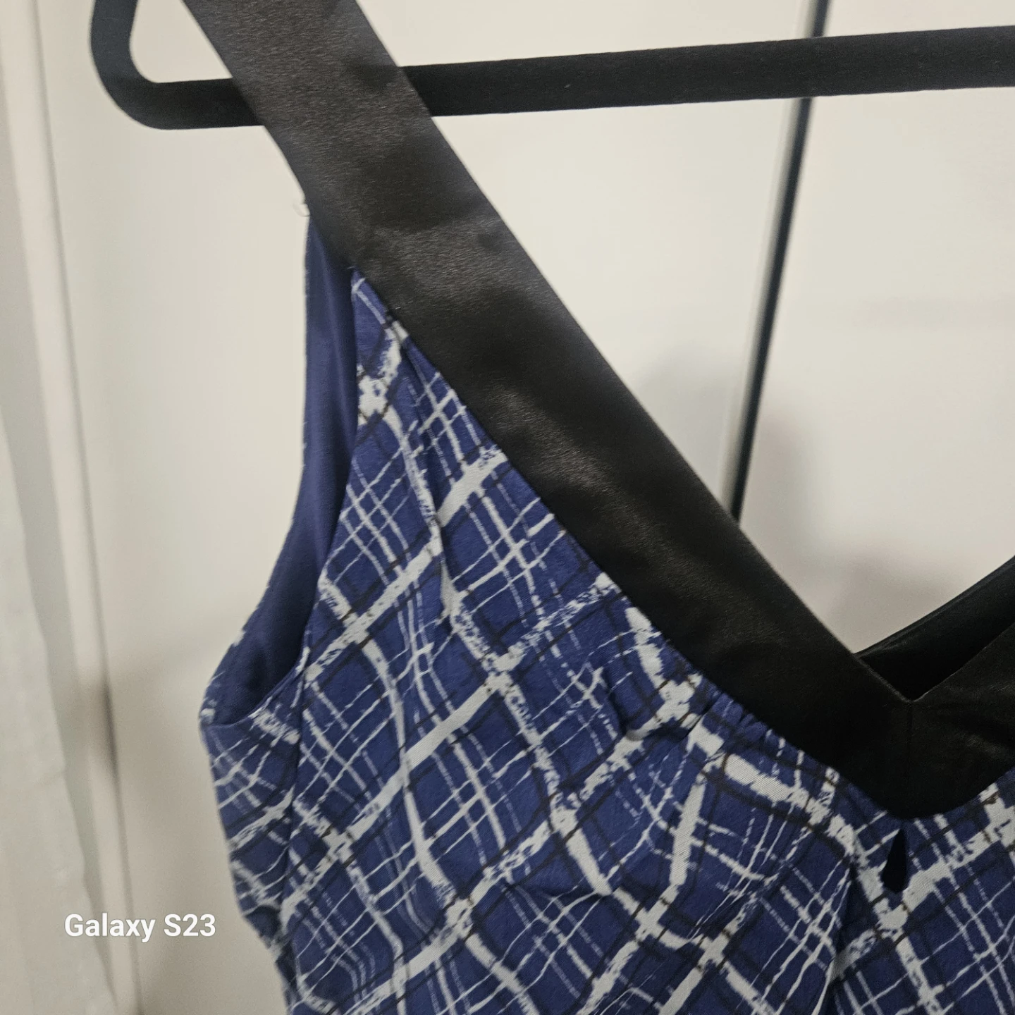 Guess Sleeveless Blue Plaid Dress - photo 3
