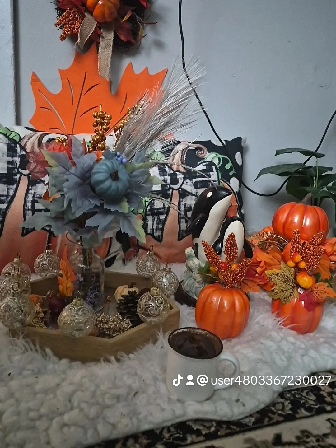 Autumn decorative arrangement