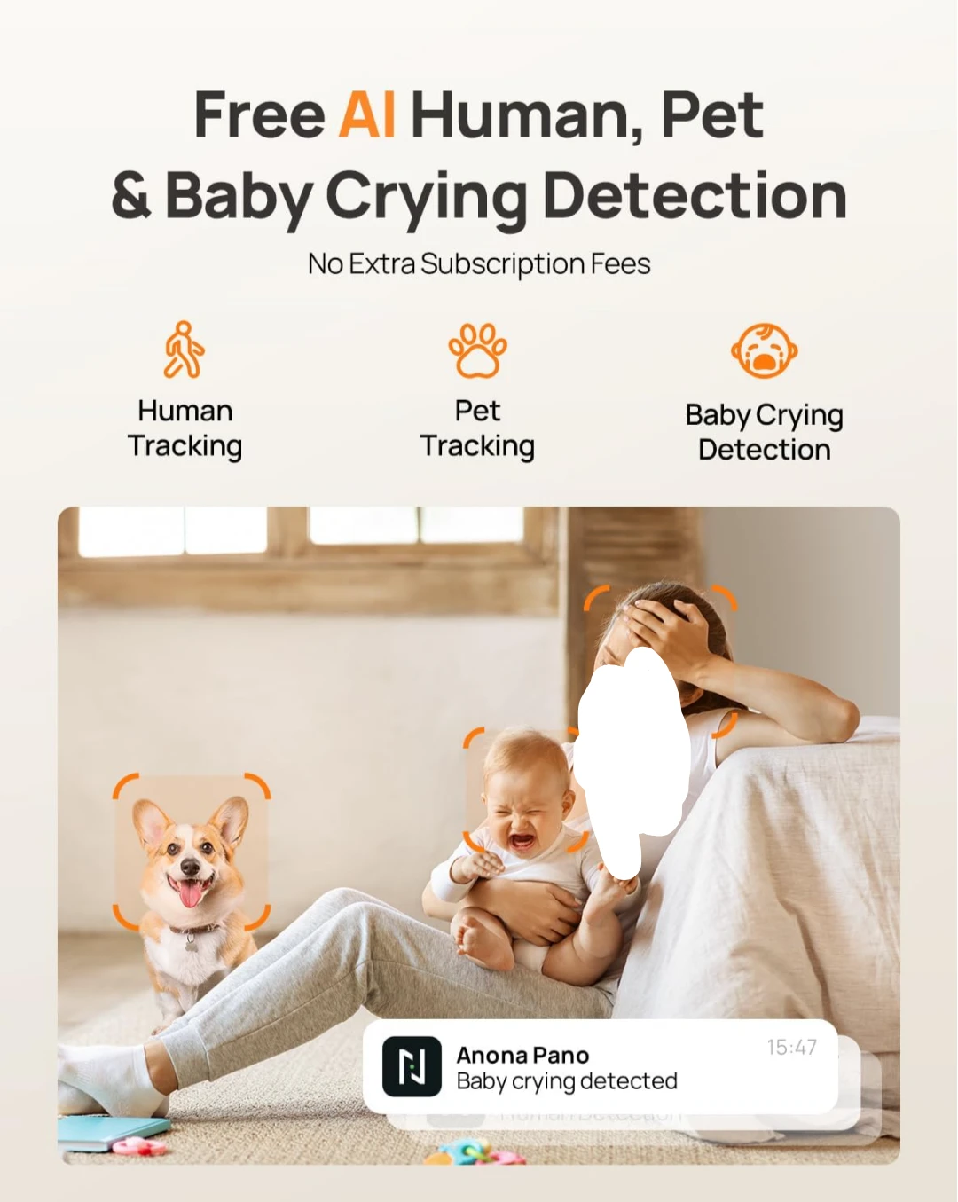 Anona Pano 4K Smart Indoor Security Camera - photo 2