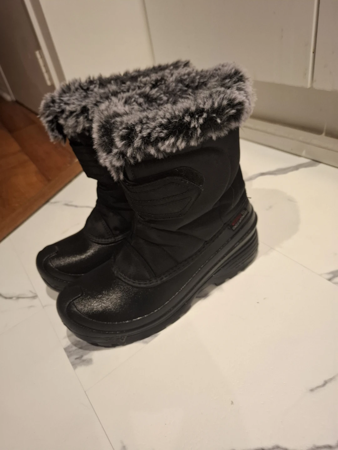 Black Waterproof Winter Boots
