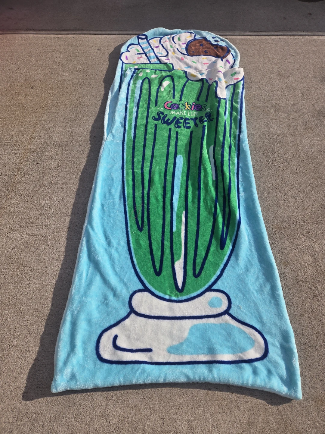 Girl scouts Cookies Make Life Sweeter Plush Throw Blanket