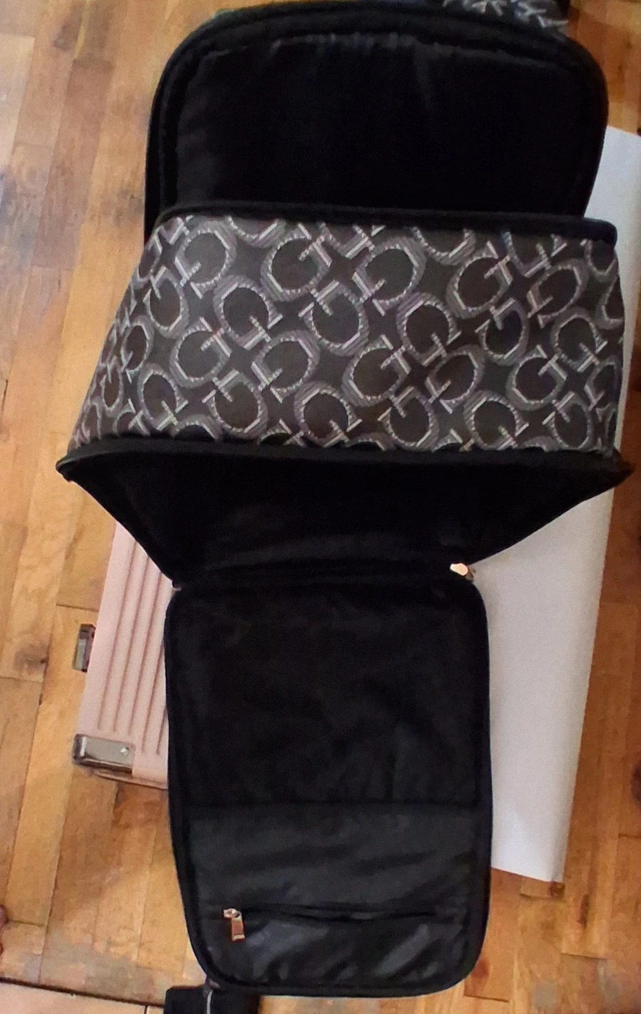 Guess Monogram Pattern Backpack - photo 4