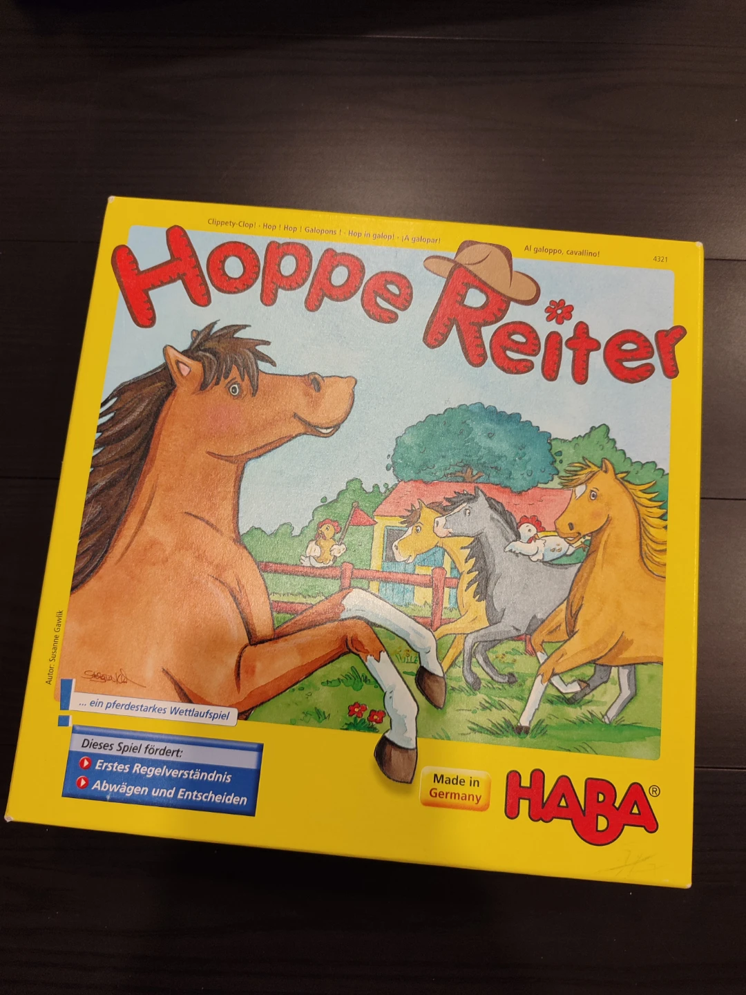 HABA Hoppe Reiter Board Game