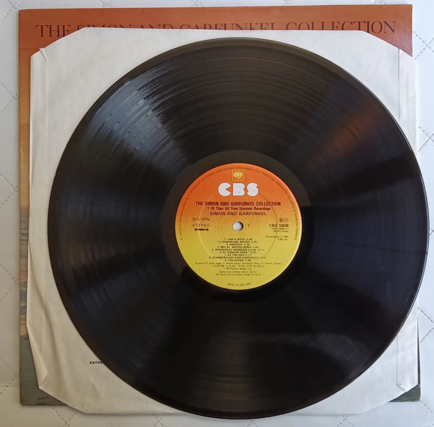 The Simon and Garfunkel Collection Vinyl Record - photo 3