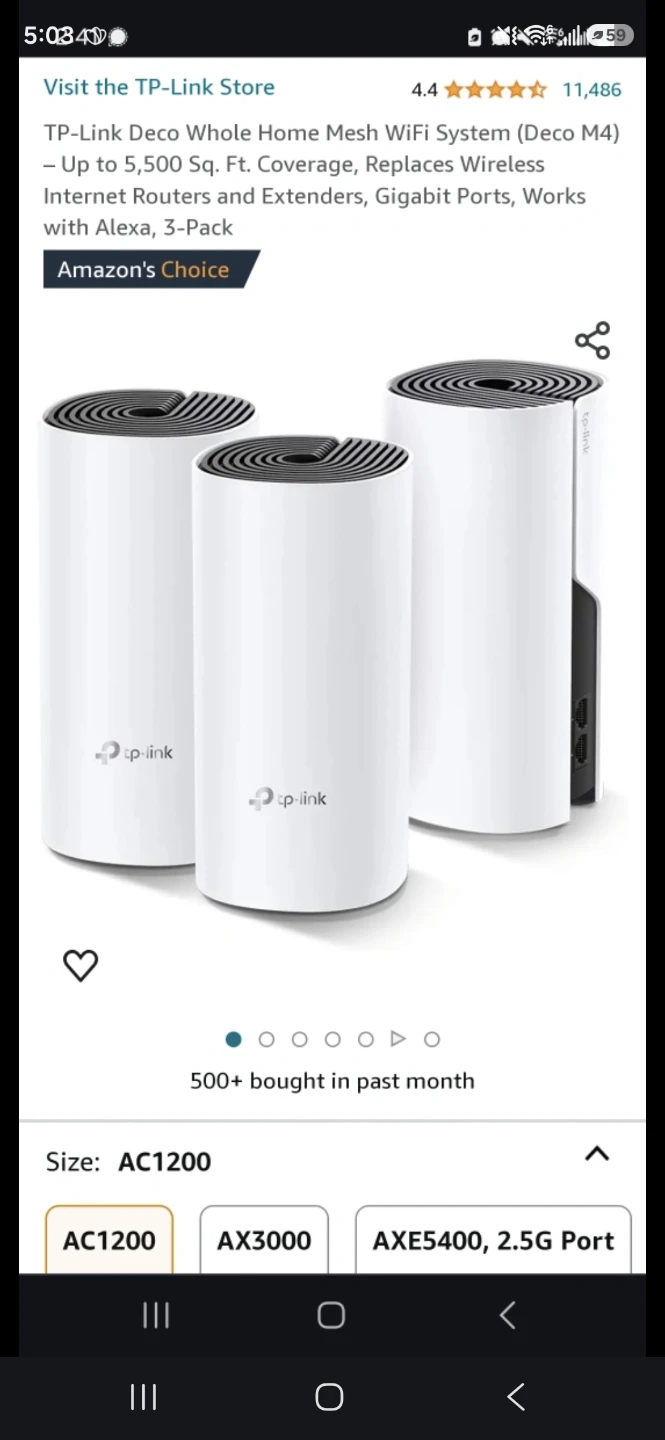 TP-Link Deco M4 Mesh WiFi System