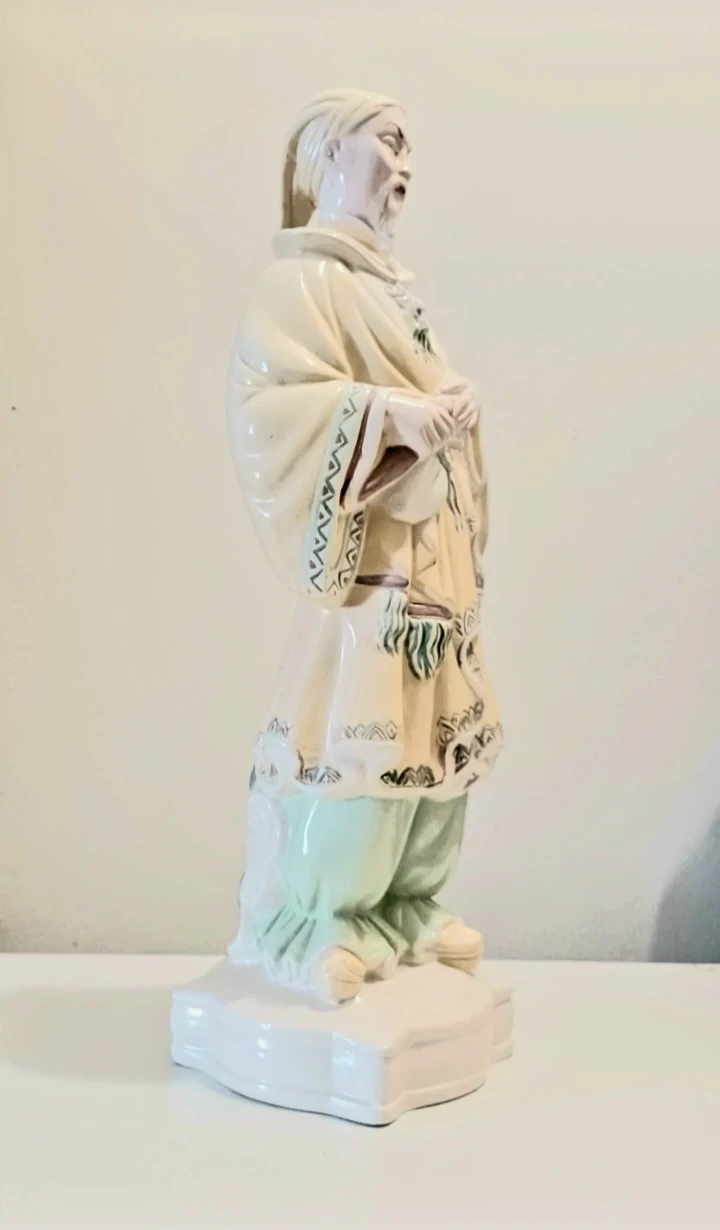 16" Holland Mold Ceramic Chinese Emperor Figurine