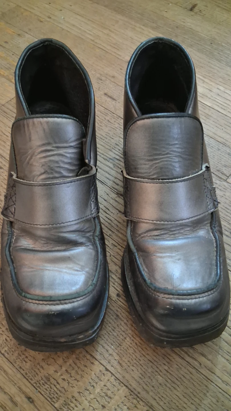 John Fluevog Silver Slip-on Shoes - photo 2