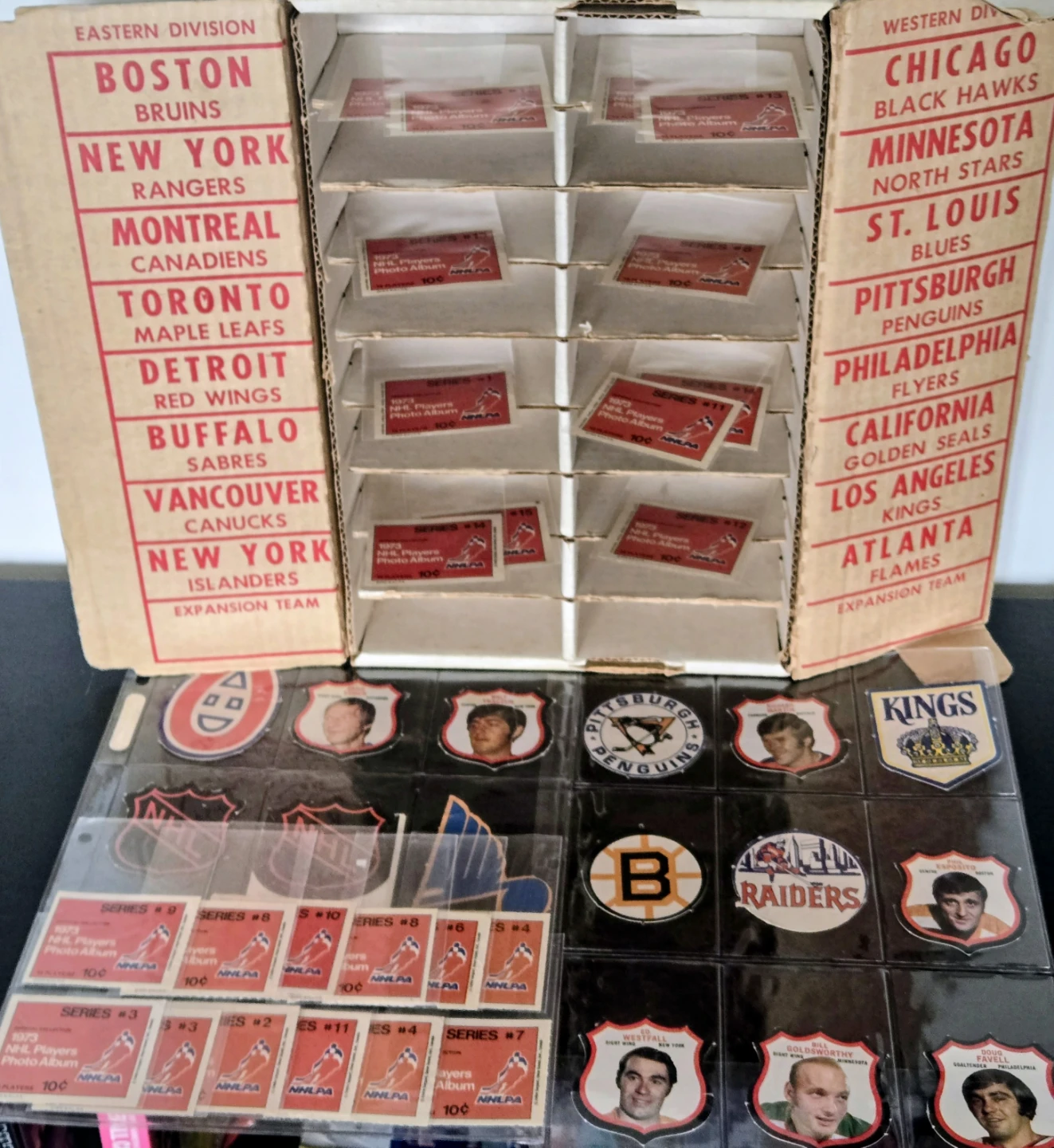 1972/73 OPC & Eddie Sargeant, Headers, Locker, Inserts