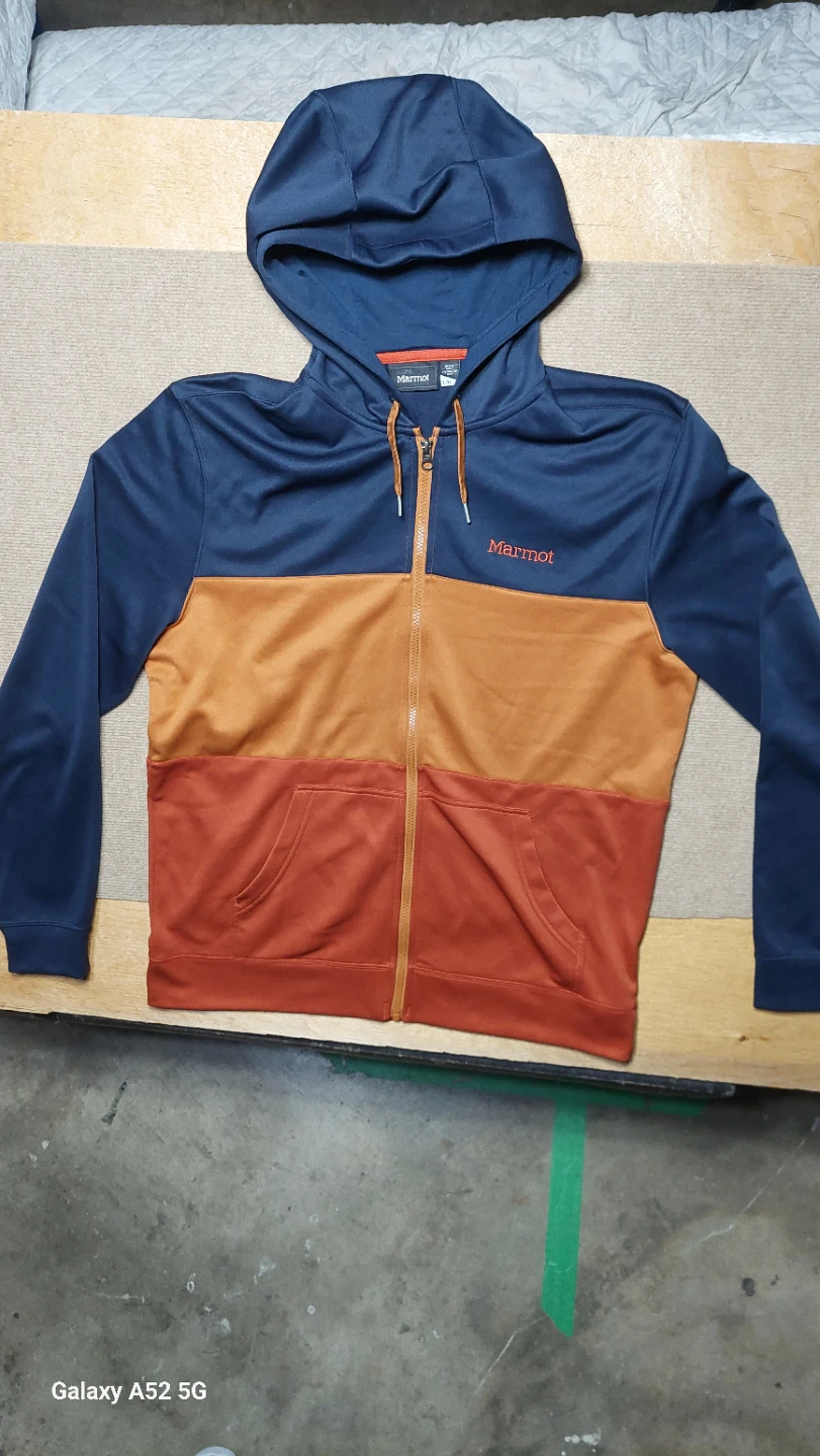 Marmot Colour-Block Full-Zip Hoodie
