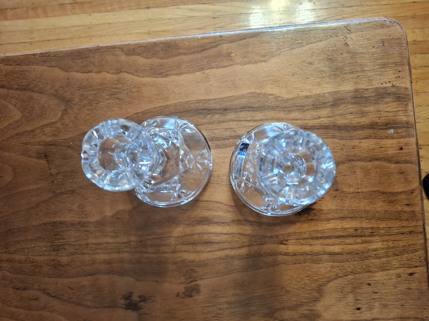 Crystal Clear Industries Lead Crystal Candlesticks - photo 2
