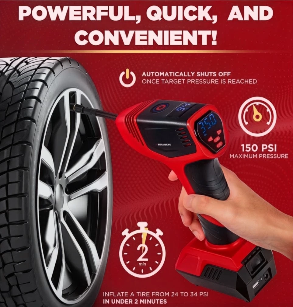 Bullseye Rechargeable Tire Inflator Pro - photo 4