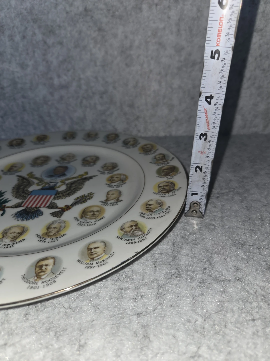 Two Hundred Years of Presidents Commemorative Plate - photo 5