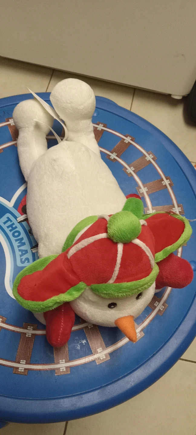 Carlton Cards White Christmas Snowman Plush - photo 2