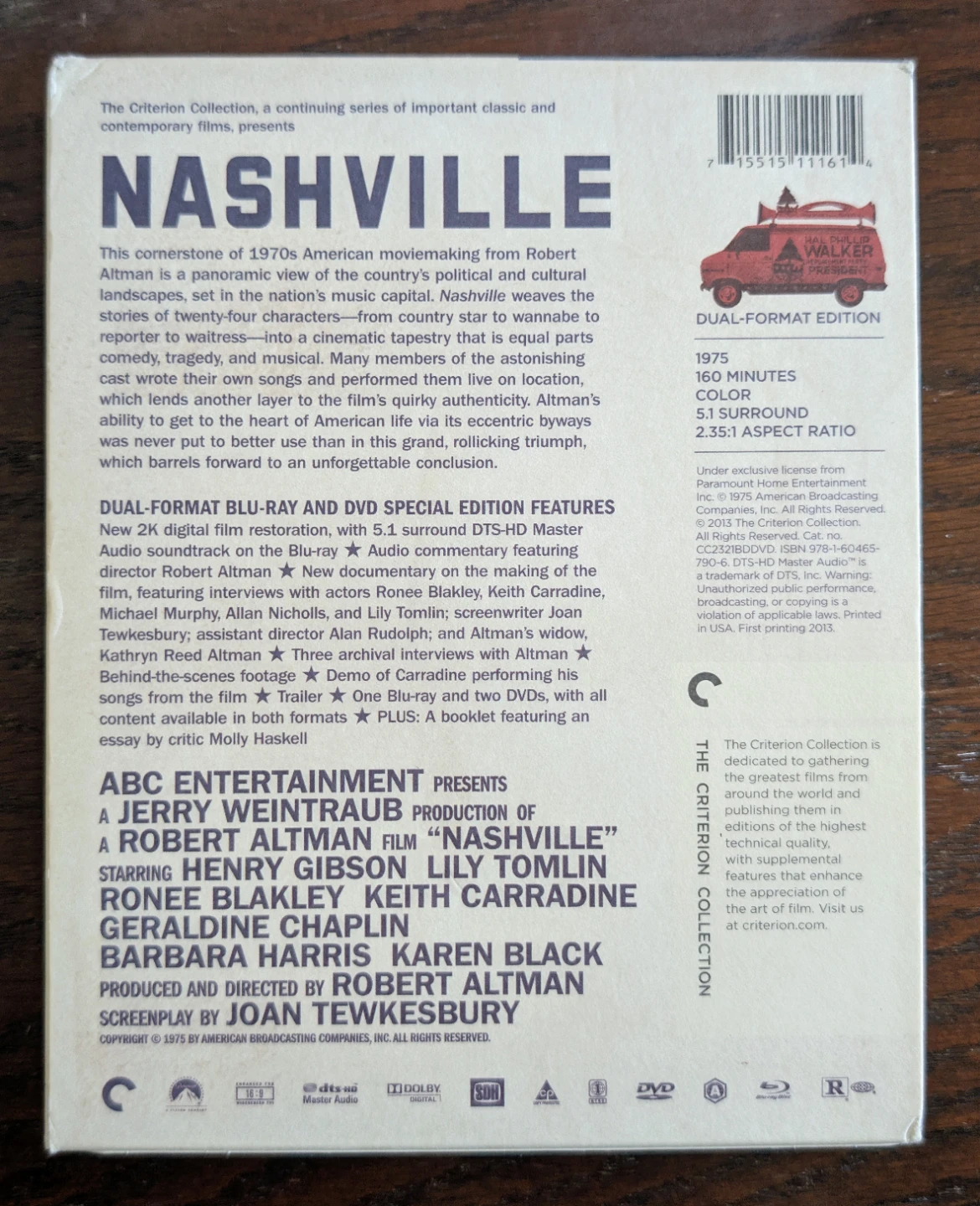 Nashville Criterion Collection Blu-ray (+ 2x DVDs) - photo 2
