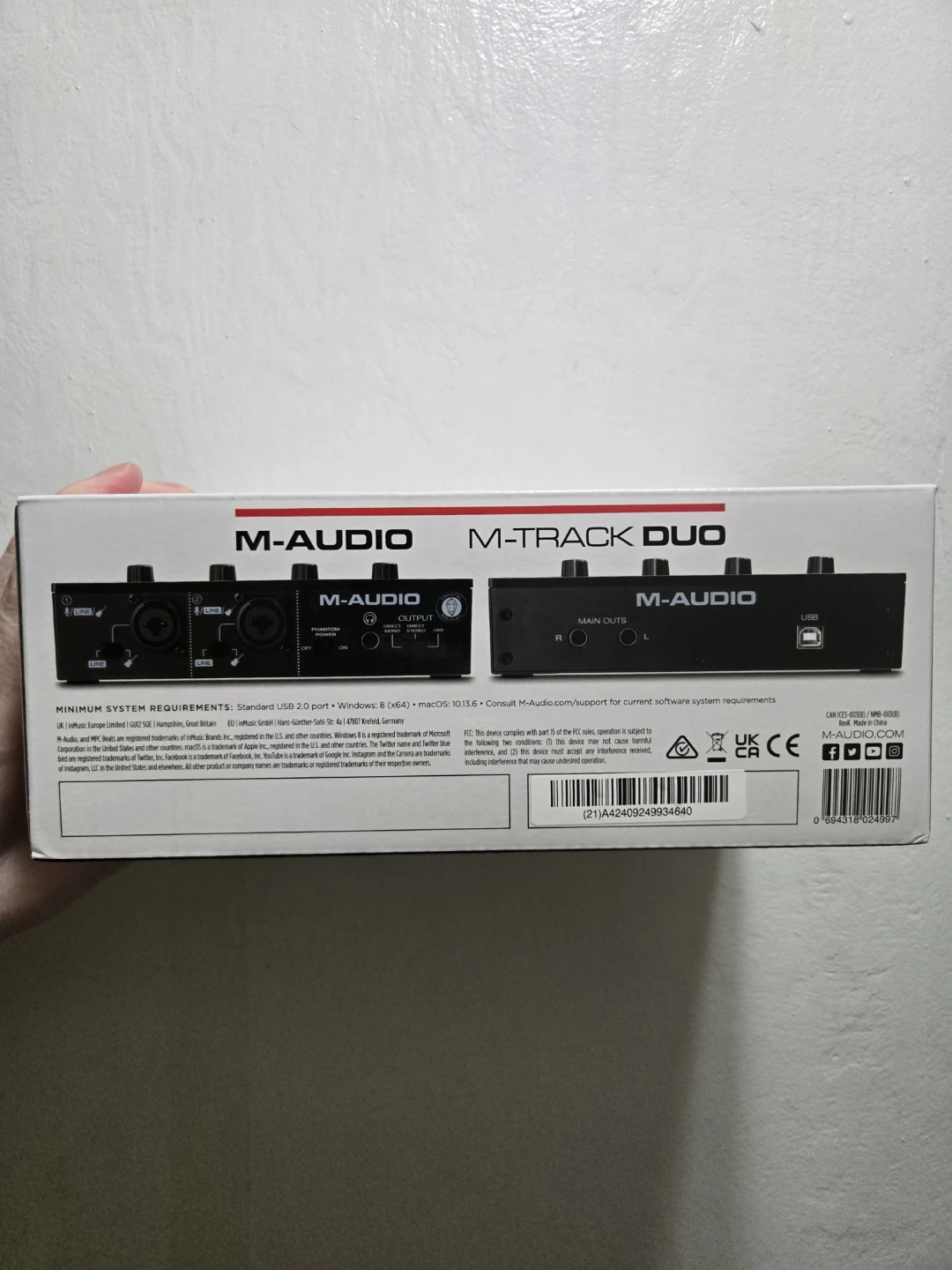 M-Audio M-Track Duo USB Audio Interface - photo 4