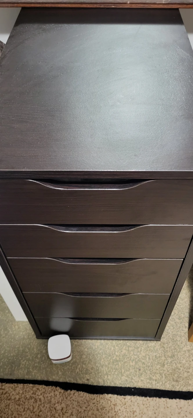 Dark Brown 5-Drawer Storage Unit - photo 2