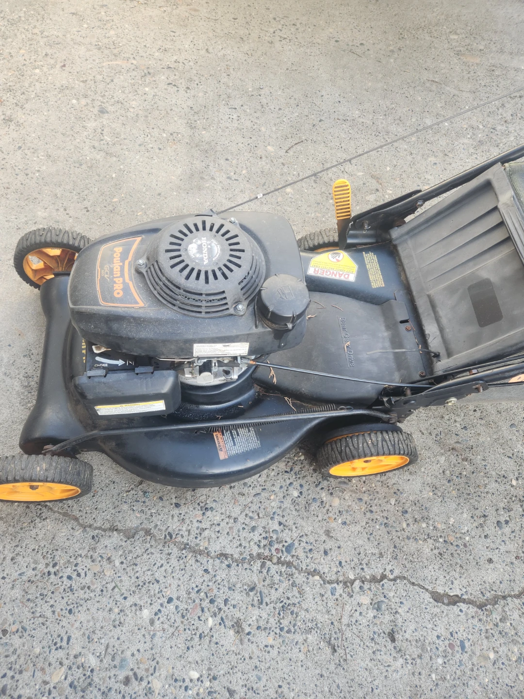 Poulan Pro GCV 160 Lawn Mower - photo 2