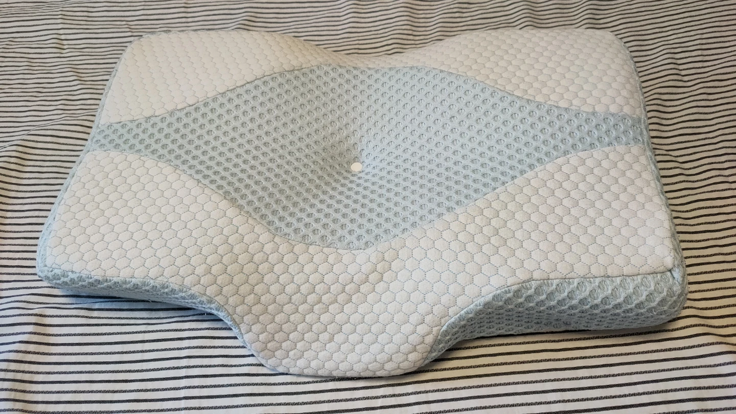 Ergonomic Memory Foam Cervical Pillow with zipper washable cover - photo 2