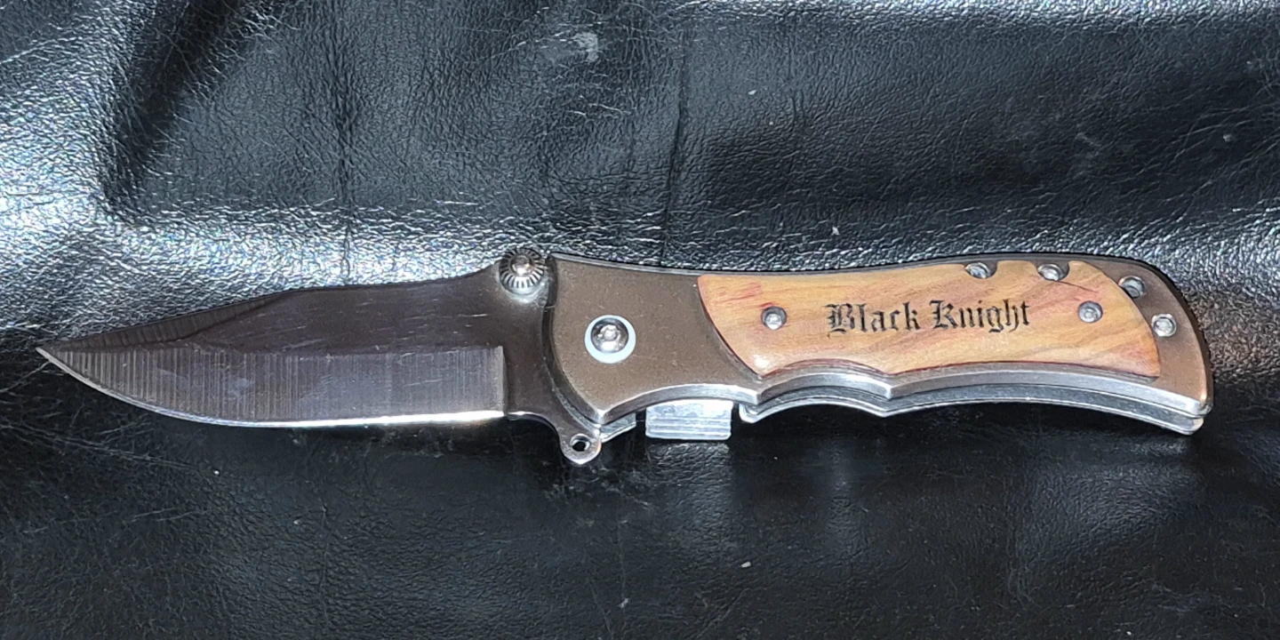 Black Knight Folding Pocket Knife