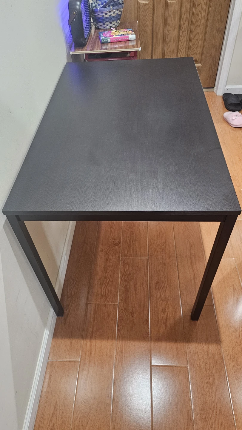 IKEA Black Dining Table - photo 4