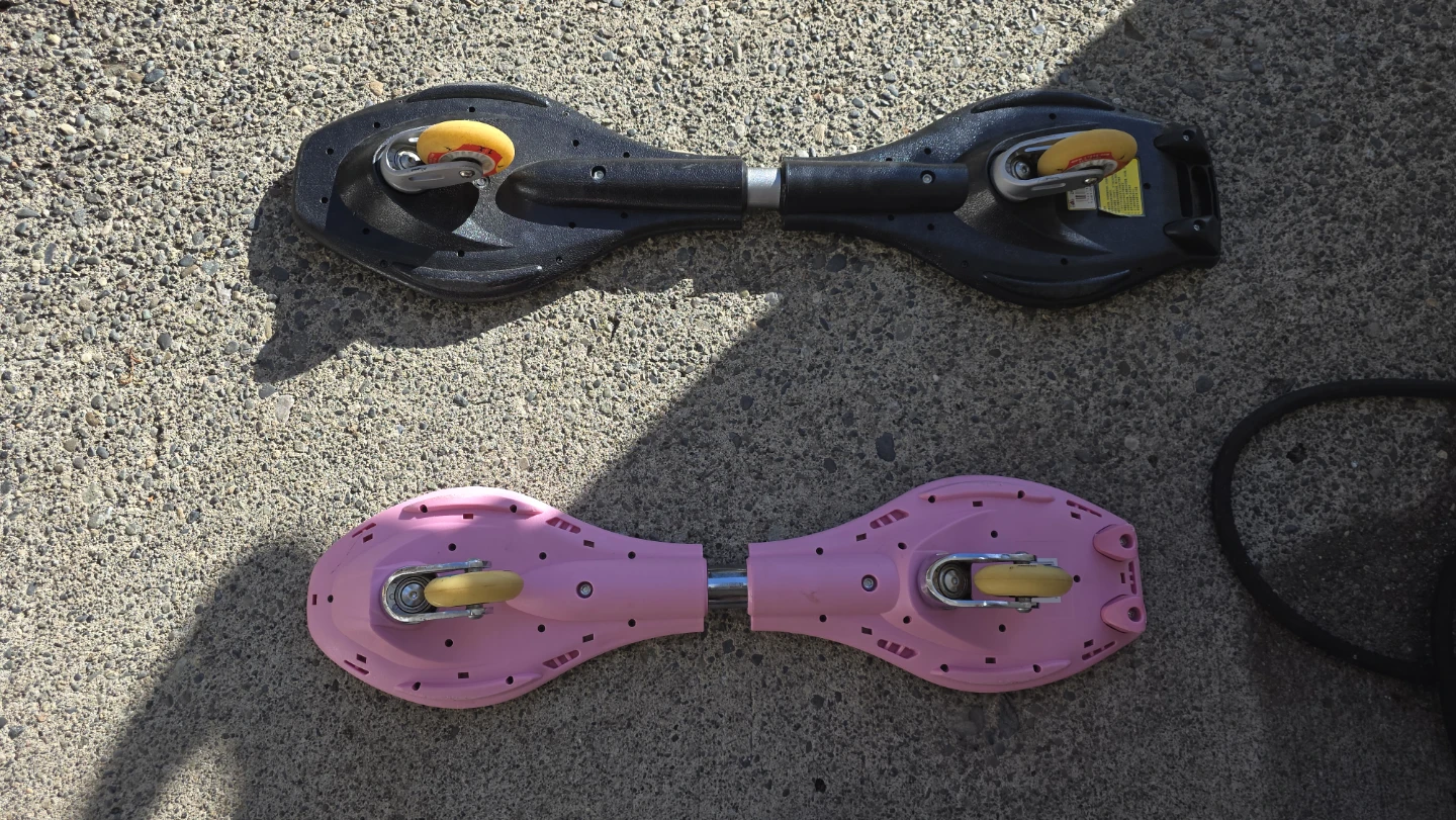 Two Waveboards with Carrying Bags