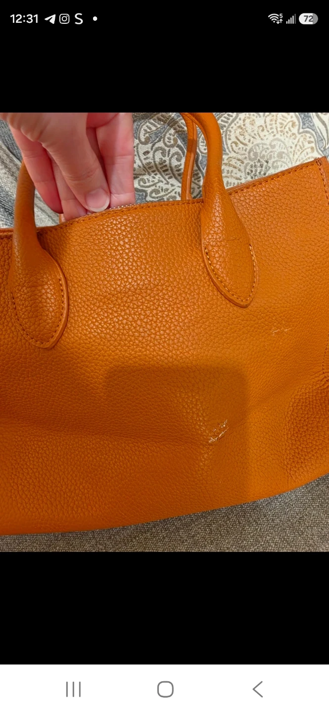 Prada Milano Leather Tote Bag - Brown - photo 4